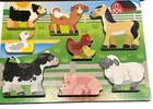 Melissa   Doug Wooden Latches Board   Animal Matching Wooden Activity Puzzle