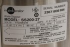 Insinkerator Ss-200-27  used  Commercial Garbage Disposer  2 Hp  1 Phase