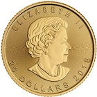 2018 1 2 Oz Canadian Gold Maple Leaf Coin  bu 