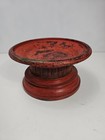 Large Antique 19th Century South East Asian Burmese Red Lacquer Wood Altar 