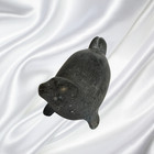 Vintage Inuit  Soapstone Hand Carved Signed Seal Sculpture   Eskimo Art