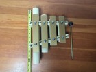 Vintage J c  Deagan Railroad ocean Liner Dinner Chime 4 Bell Xylophon W  Mallet