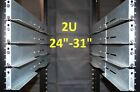 New 24 -31  2u Rail  tall  Kit  4-post Rackmount Universal Server Small Order