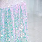 Iridescent Round 120  Large Payette Sequin Tablecloth Wedding Catering Dinner