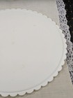 Vtg 1975 Wilton Trim N Turn Rotating Fluted Edge 12  Cake Stand - Spins Easily 