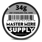 Mws - Ss 316l - 250 Ft  34 Gauge Awg Stainless Steel Resistance Wire 34g 250     