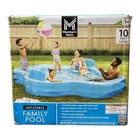Member s Mark 2-seater Inflatable Family Pool  10-feet Long  Quick-inflate