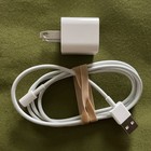 Apple Lightning To Usb-a Cable   5w Charger Bundle White Exc Iphone Ipad Oem