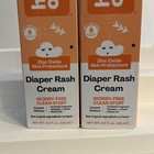 Lot Of 2 Hello Bello Diaper Rash Cream Vegan Cruelty-free Zinc Oxide 4oz New