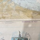 Noaa Nautical Chart Poster Map New Jersey New York Harbor Commerce Vintage