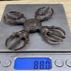 Ancient Tibetan Temple Bronze Vajra Dorje Phurpa Statue Exorcism Amulet Pendant
