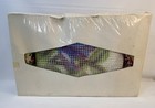 Vintage 80s Bucilla Latch Hook Rug Kit 32    Round Traditional Floral  Sealed  New