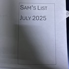 Lottery Pick 3 August  2025 Sam   s List