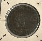 1852 Bank Of Quebec One Penny   Token  deux Sous   Province Of Canada Coin