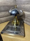 Rare Vintage Mcm Bowl Chrome  Liquor Stand Holder Cigarette Stand
