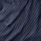 50 x60  Casual Mixed Rib Throw Blanket Navy - Threshold Designed With Studio