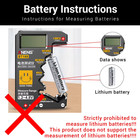Aneng Bt189 Universal Battery Tester Lcd Checker For Aa Aaa 9v Button Cell