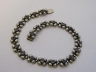 Fred Davis Signed Vintage Mexican Silver   Amethyst Necklace   1930 s Very Rare