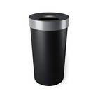 Umbra Vento 16 Gal Black Nickel Open Top Kitchen Trash Can
