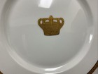 Vintage 1915s Hotel Del Coronado San Diego Ca 10    Plate Gold Encrusted Crown