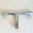 2pc 3 Way T Shaped Canopy Fitting Patio Garden Trellis Booth  fvft  1 3 8  Pipe