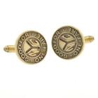 Nyc Subway Bus Token Pair Cufflinks New York Fare Gift Box   Polishing Cloth New