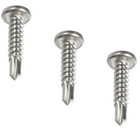  8 Self Drilling Sheet Metal Screws Tek Tap Pan Head Stainless Steel All Sizes