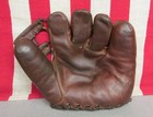 Vintage 1950s Wilson Leather Baseball Glove 635 Don Johnson Model Fielders Mitt