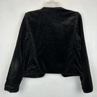 Vtg Jacket Womens 9 Cropped Black Velvet Whimsigoth Dark Feminie 80s Steampunk