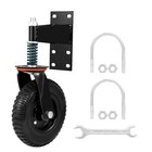 8  Gate Wheels Heavy Duty Spring-loaded Gate Caster For Metal Tube Gate Wooden