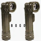 Usgi Us Army Fulton Anglehead Flashlight Mx-991 u-5 Color Lens Od Green