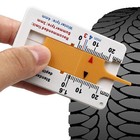 Auto Tyre Tread Depth Gauge Caliper Tire Wheel Measure Meter Detect Repair Tool