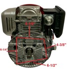 Gcv 190 Honda 6hp Over Head Cam Motor 7 8  X 1-7 8  Vertical Shaft Engine