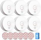 New Siterwell Fire Alarm 9v Battery Operated Smoke Detector With Led Indicator