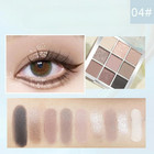 9 Color Eyeshadow Palette Makeup  Matte Glitter Shimmer Eye Shadow Palettes