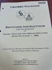 C o b o Railroads Switching Instructions For Employees   August 1st  1964