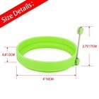 8 Pack Egg Food Grade Rings Mold For Cooking Silicone Round Egg Cooker Nonstick