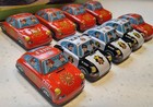 Lot 9 Nib Vintage Porsche 911 912 Collectible Tin Friction Toy Japan Fire Police