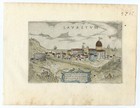 Antique Map  loreto   italy  Francesco Valegio-d  Rascicotti  C 1598