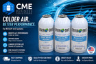 Envirosafe Arctic Air Refrigerant Support For R1234yf Systems-3 Cans - Rh Thread