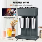 Uimoso Milkshake Maker Mixer Machine Triple Head Stainless Steel Drink Blender