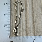 Handmade Sterling Silver Paperclip Link Chain Bracelet Extension Navajo Sally S