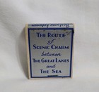 Vintage Matchbook Lackawanna Railroad Train Buffalo New York Advertising Full