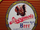 Vintage Iroquois Indian Head Beer And Ale Metal Tray