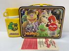 Vintage The Muppets Lunchbox And Thermos - Unused W  Paper      
