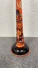 Vintage Us Metal Toy Mfg Halloween Noise Maker Tin Litho Witch Owl Jol Horn