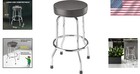 Swivel Bar Stool With Padded Seat   Chrome Plated Legs - 250 Lb Capacity