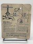 Drip Stopper O malley On Original Cardstock Display Card - Nos