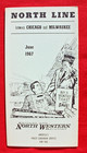 1967 Chicago   Milwaukee Railway North Line C nw Railroad Suburban Train Service