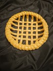 Faux Pie Crust Plastic Lattice Kitchen Decor Cottagecore 9  Fake Food